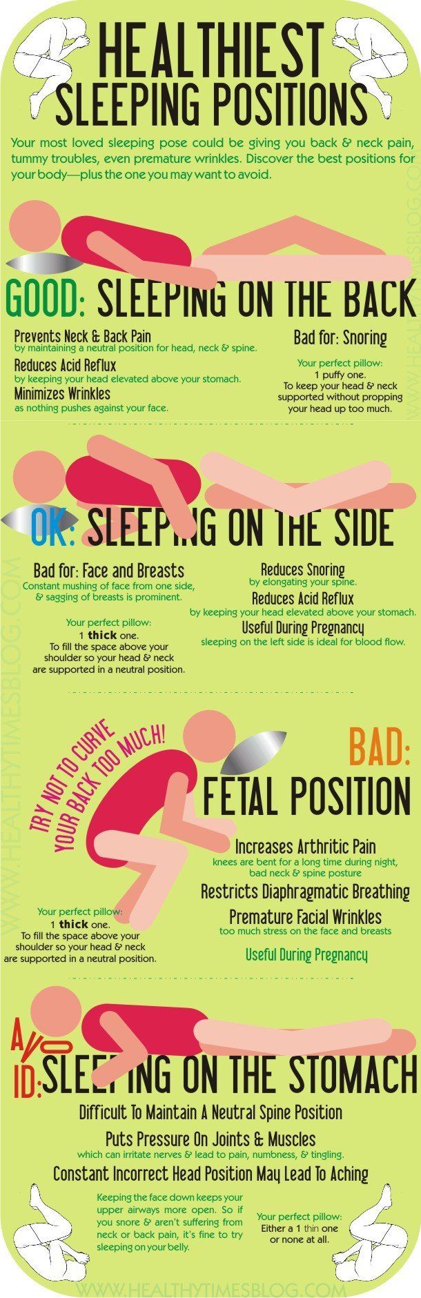 Best Sleep Positions: Sleeping through Common Pains